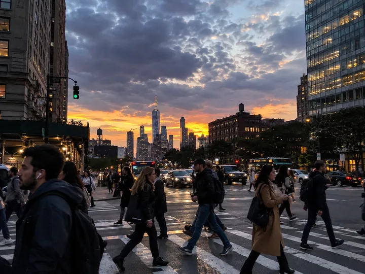 Example street scene presented as a news image