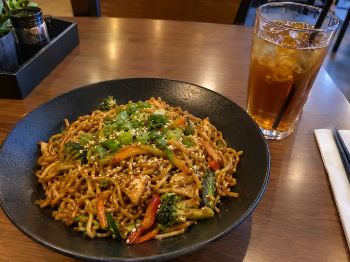 Example restaurant meal photo for an online review